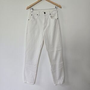 SLVRLAKE Beatnik High Rise Slim Jeans Women Size 29 White